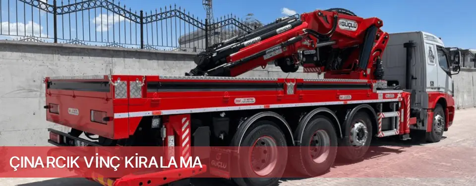 Çınarcık İlçemi Vinç Kiralama
